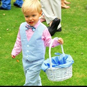 IZOD Toddler Seersucker Set with Bow Tie